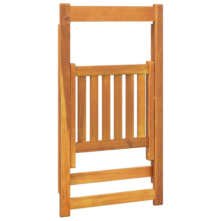 Tuinstoelen 8 st inklapbaar massief acaciahout