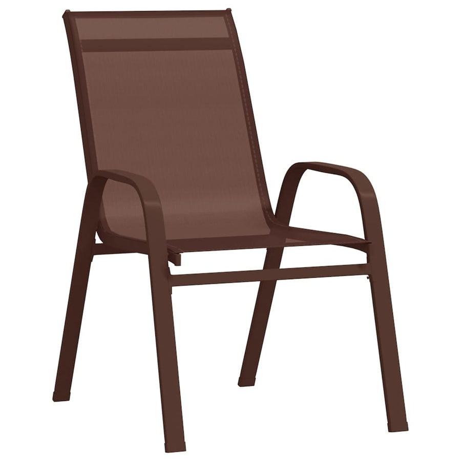 Tuinset 5 140 cm tafellengte Bruin en zwart