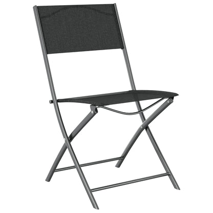 -Delige Tuinset Grijs En Zwart 7 180 cm tafellengte