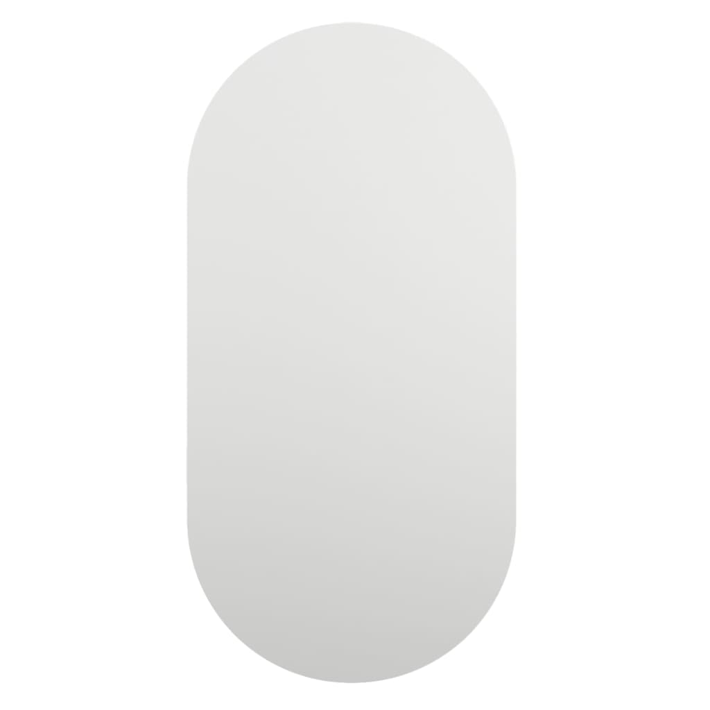 Spiegel met LED-verlichting 40x20 cm glas ovaal 40 x 20 cm met LED ovaal