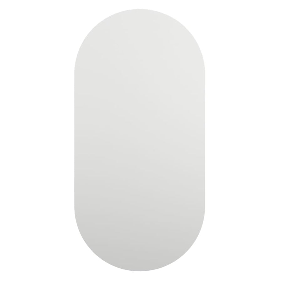 Spiegel met LED-verlichting 40x20 cm glas ovaal 40 x 20 cm met LED ovaal