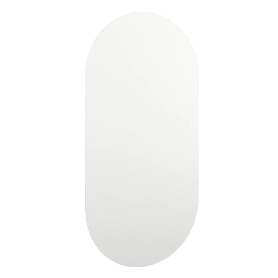Spiegel met LED-verlichting ovaal 60x30 cm glas 1 60 x 30 cm ovaal