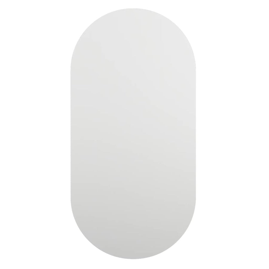 Spiegel met LED-verlichting ovaal 60x30 cm glas 1 60 x 30 cm ovaal