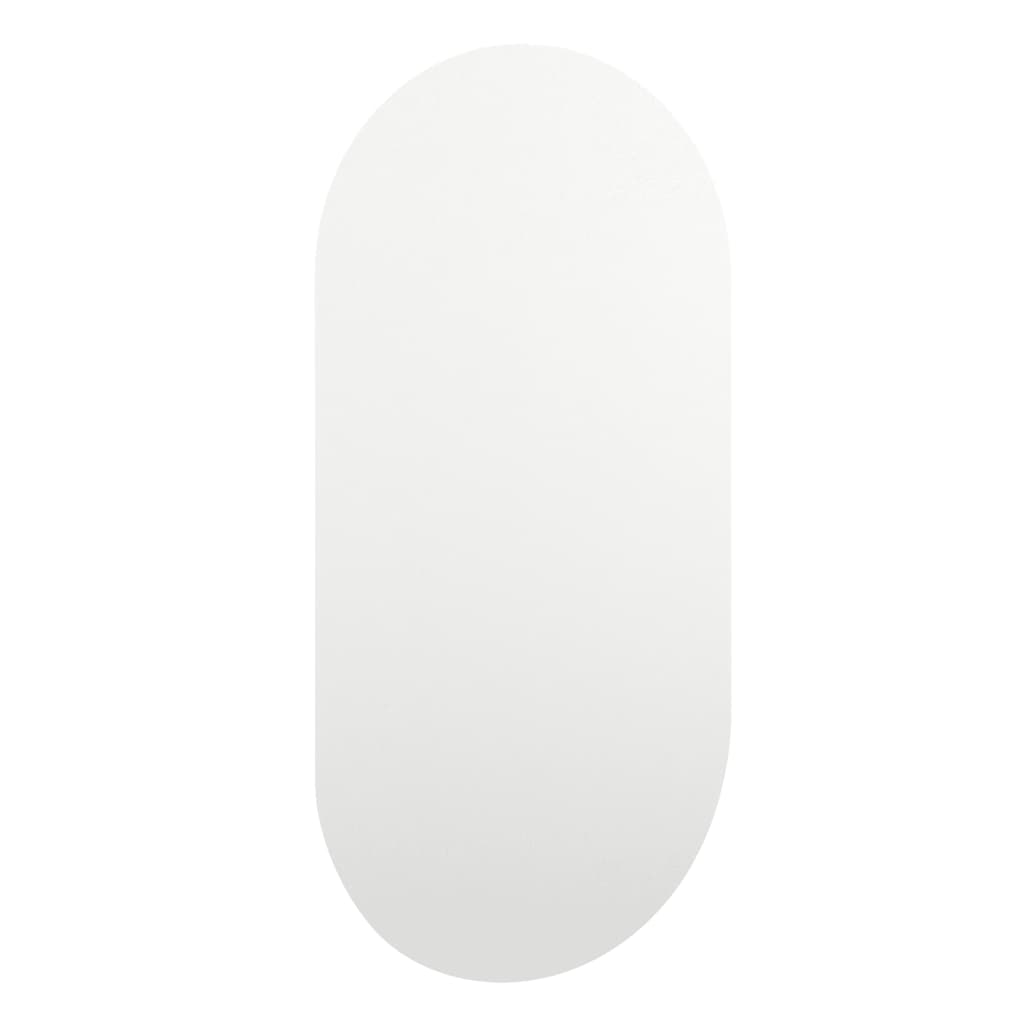 Spiegel met LED-verlichting ovaal 80x40 cm glas 1 80 x 40 cm ovaal