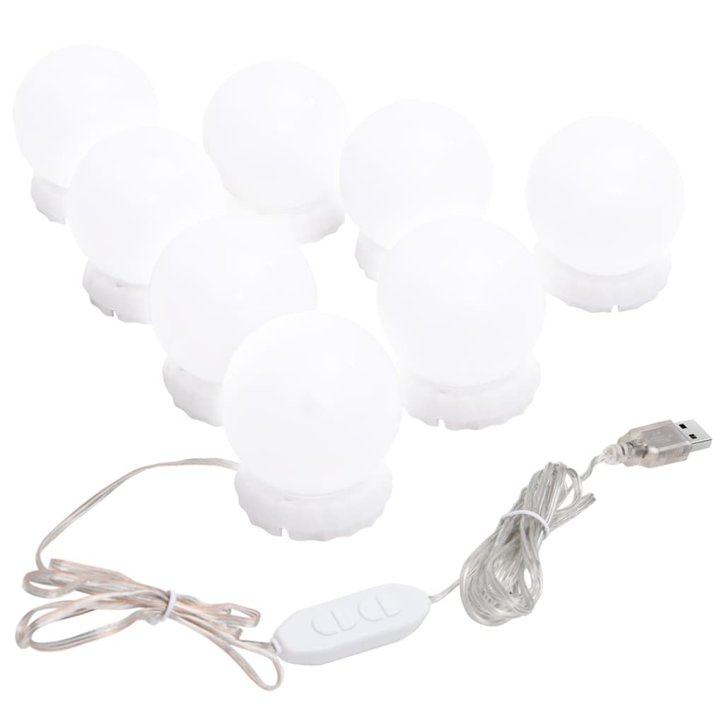 Spiegel met LED-verlichting boog 60x40 cm glas 1 60 x 40 cm Boog