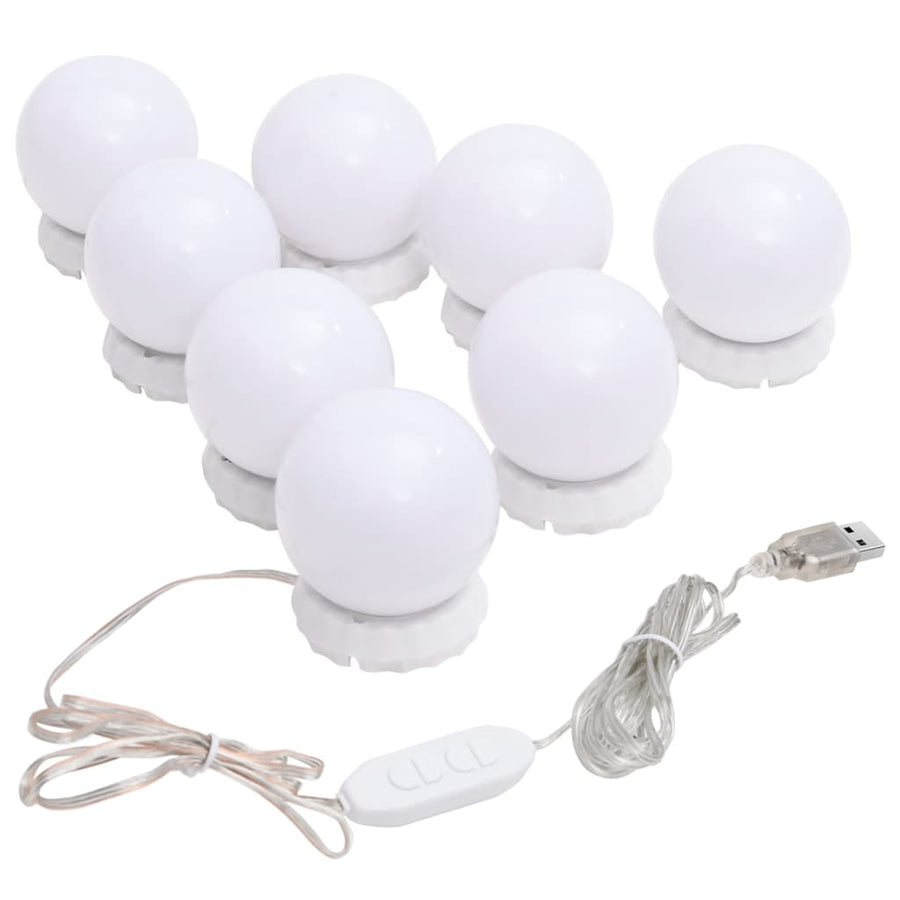 Spiegel met LED-verlichting boog 70x40 cm glas 1 70 x 40 cm Boog