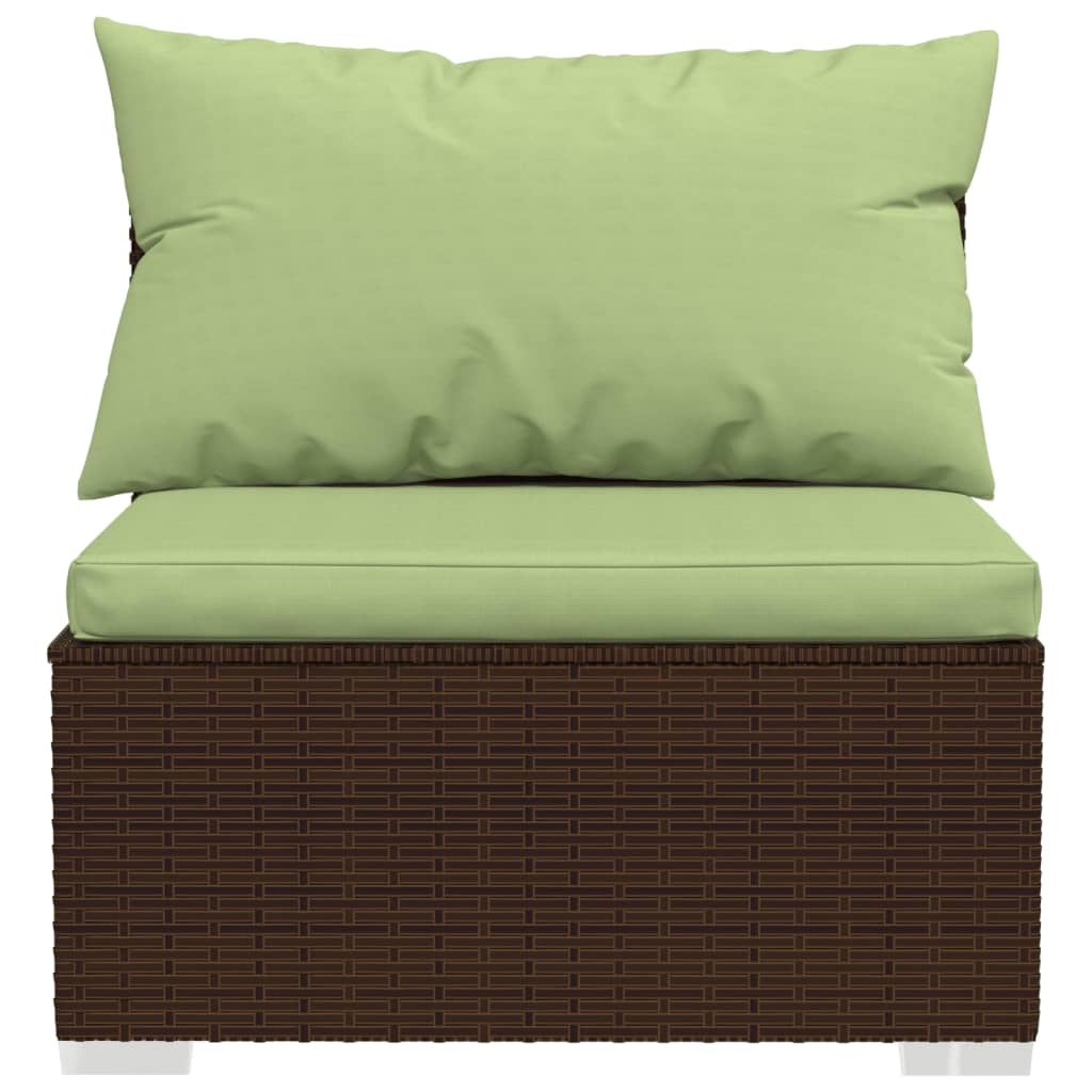 4-Delige Loungeset Met Kussens Poly Rattan 1