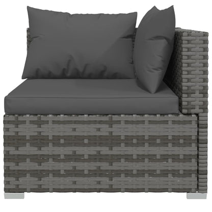 5-Delige Loungeset Met Kussens Poly Rattan 1