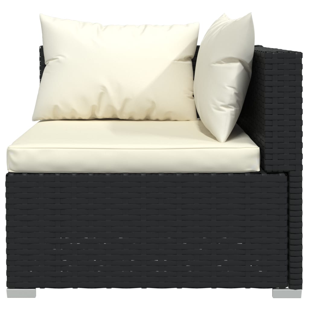 9-Delige Loungeset Met Kussens Poly Rattan 1
