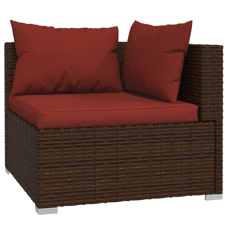 12-Delige Loungeset Met Kussens Poly Rattan 1