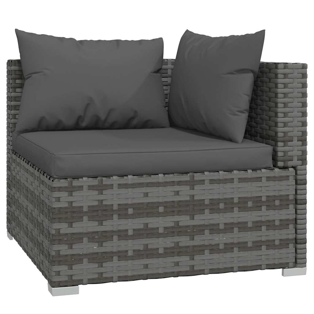 5-Delige Loungeset Met Kussens Poly Rattan 1