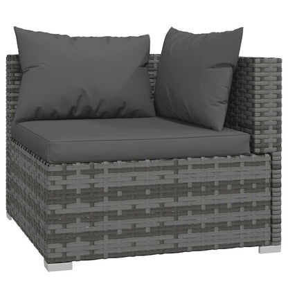 5-Delige Loungeset Met Kussens Poly Rattan 1