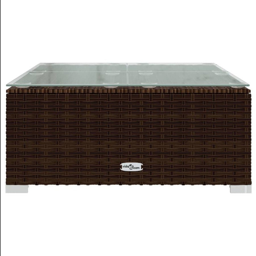 7-Delige Loungeset Met Kussens Poly Rattan 1