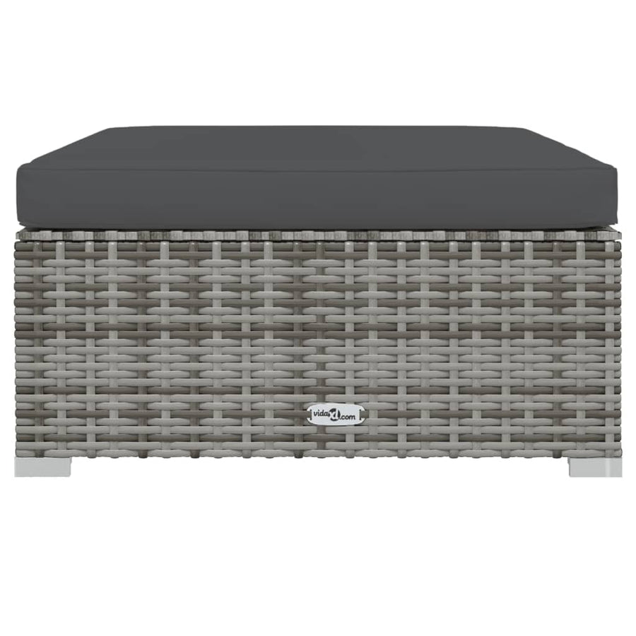 7-Delige Loungeset Met Kussens Poly Rattan 1