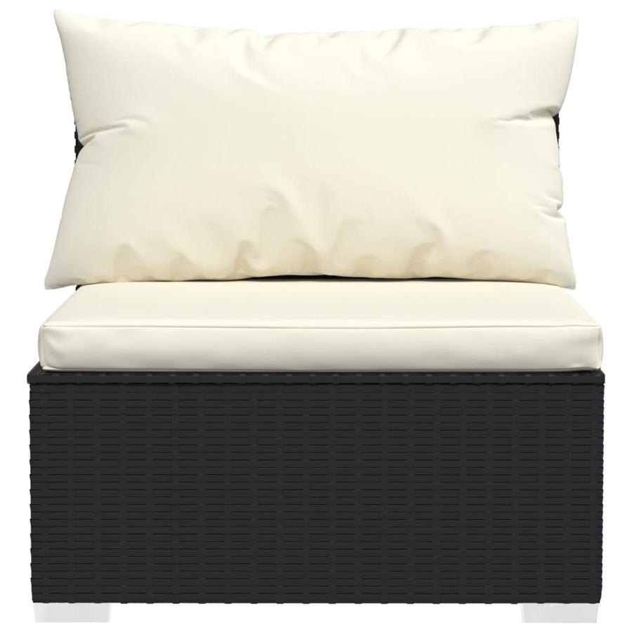7-Delige Loungeset Met Kussens Poly Rattan 1