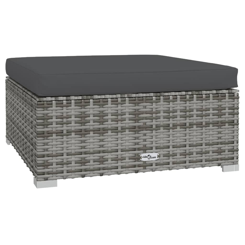 7-Delige Loungeset Met Kussens Poly Rattan 1