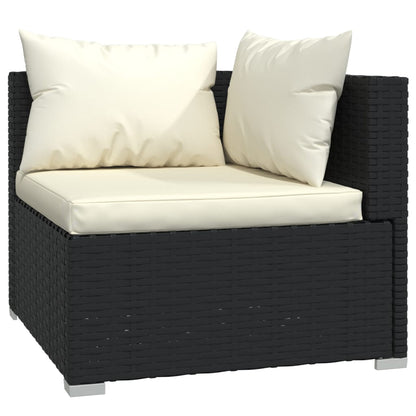 7-Delige Loungeset Met Kussens Poly Rattan 1