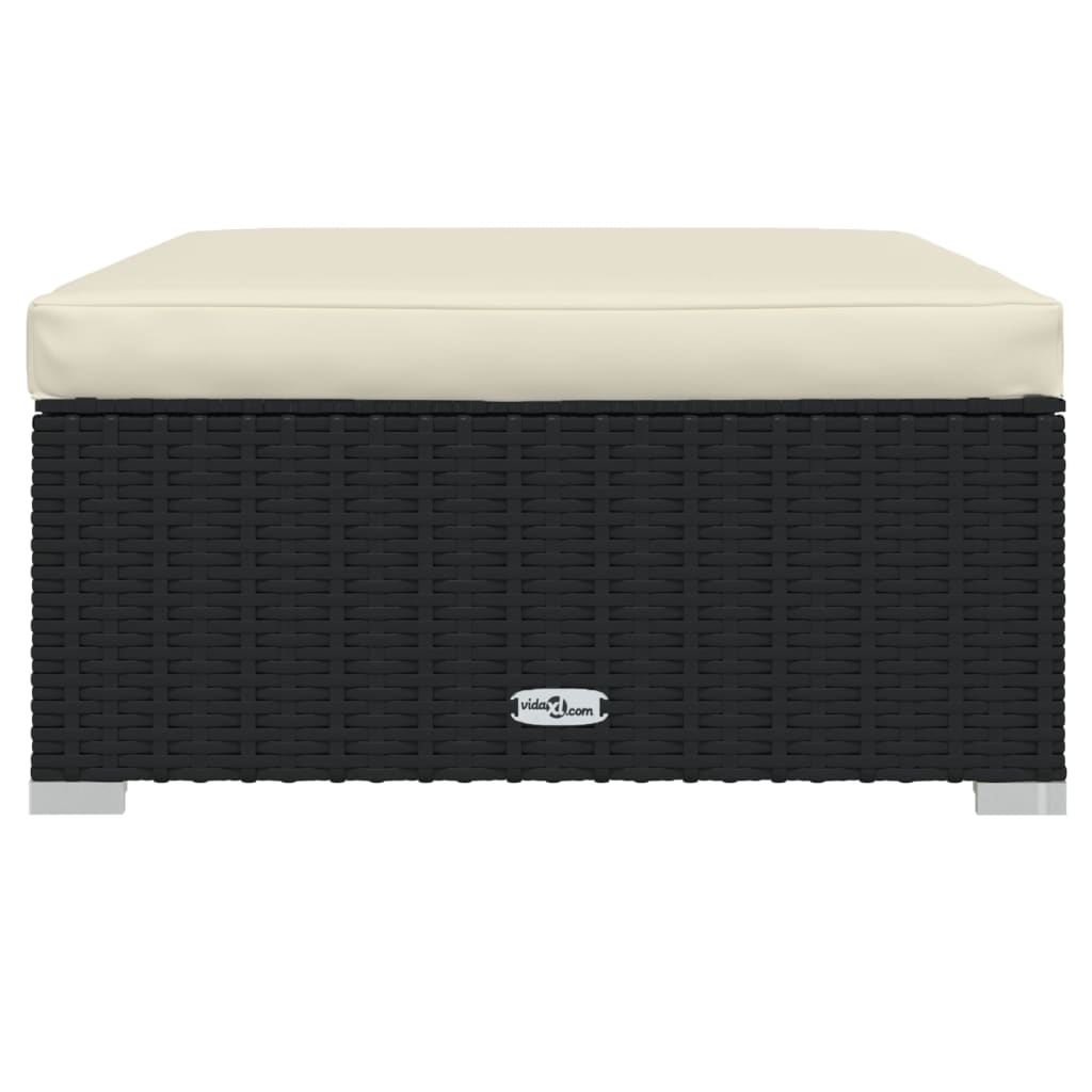 7-Delige Loungeset Met Kussens Poly Rattan 1