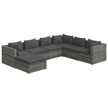7-Delige Loungeset Met Kussens Poly Rattan 1