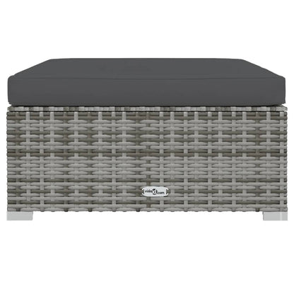 7-Delige Loungeset Met Kussens Poly Rattan 1