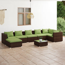 8-Delige Loungeset Met Kussens Poly Rattan 1