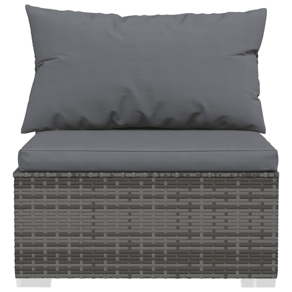 6-Delige Loungeset Met Kussens Poly Rattan 1