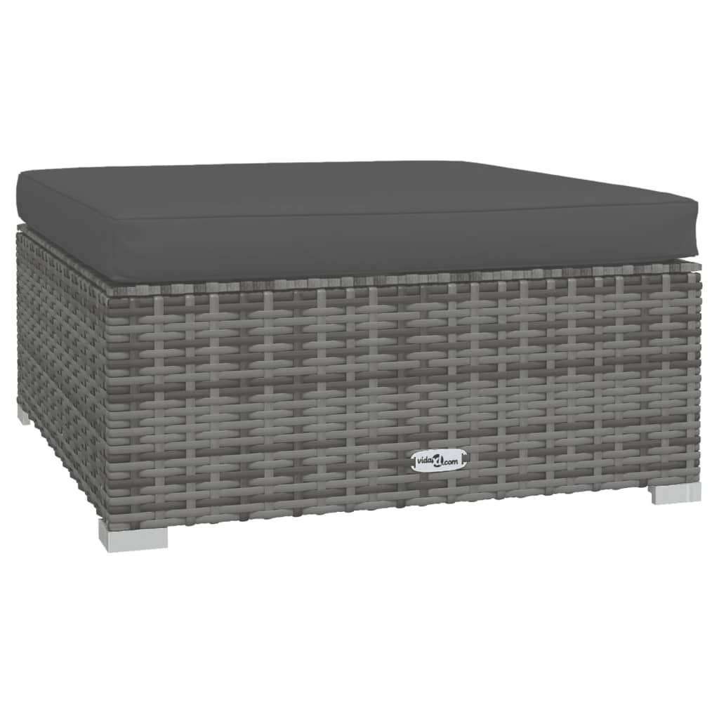 10-Delige Loungeset Met Kussens Poly Rattan 1
