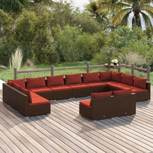 12-Delige Loungeset Met Kussens Poly Rattan 1