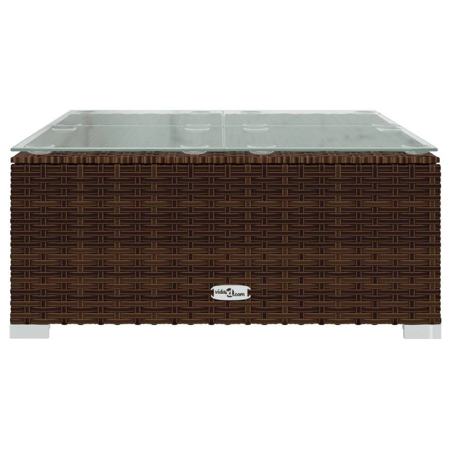 9-Delige Loungeset Met Kussens Poly Rattan 1