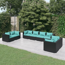 8-Delige Loungeset Met Kussens Poly Rattan 1