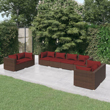 8-Delige Loungeset Met Kussens Poly Rattan 1