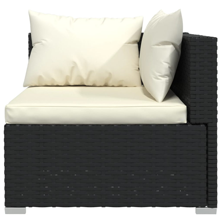 7-Delige Loungeset Met Kussens Poly Rattan 1