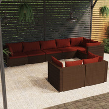 8-Delige Loungeset Met Kussens Poly Rattan 1