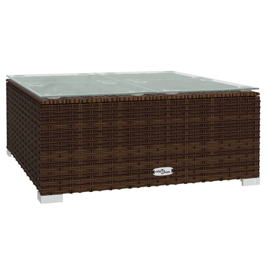 9-Delige Loungeset Met Kussens Poly Rattan 1