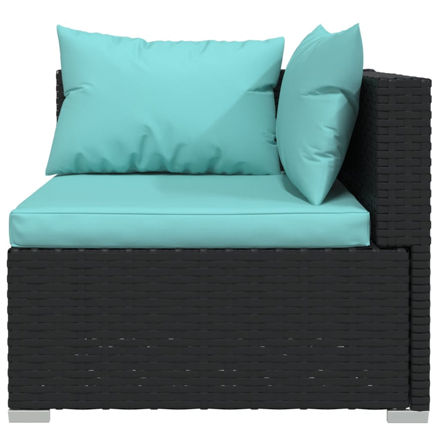 10-Delige Loungeset Met Kussens Poly Rattan 1