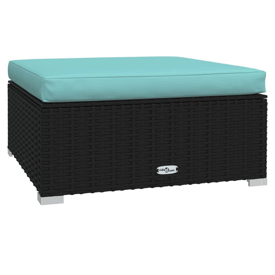 10-Delige Loungeset Met Kussens Poly Rattan 1