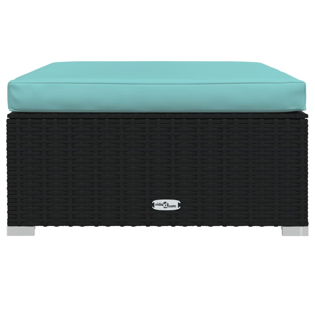 10-Delige Loungeset Met Kussens Poly Rattan 1