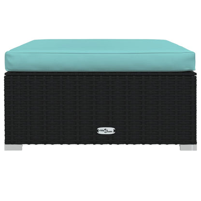 10-Delige Loungeset Met Kussens Poly Rattan 1