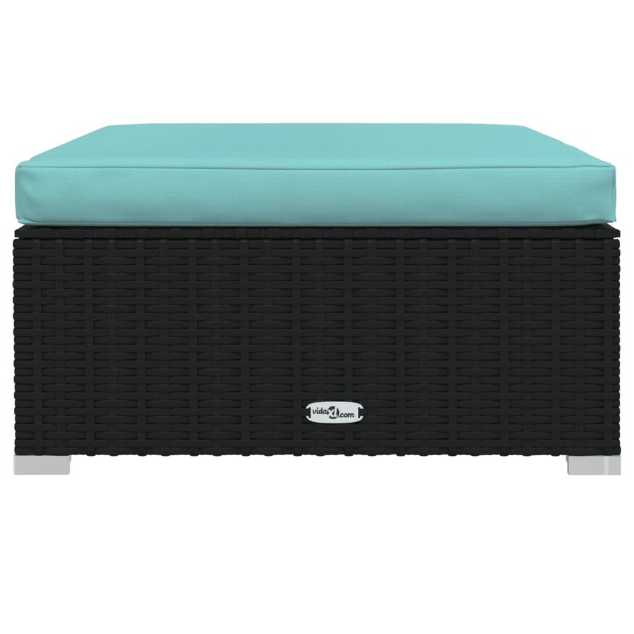 10-Delige Loungeset Met Kussens Poly Rattan 1