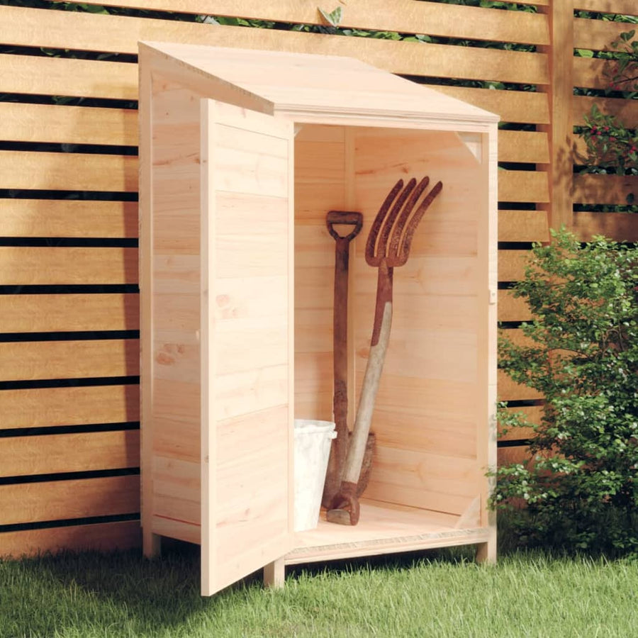 Tuinschuur Massief Vurenhout 55 x 52 x 112 cm Naturel