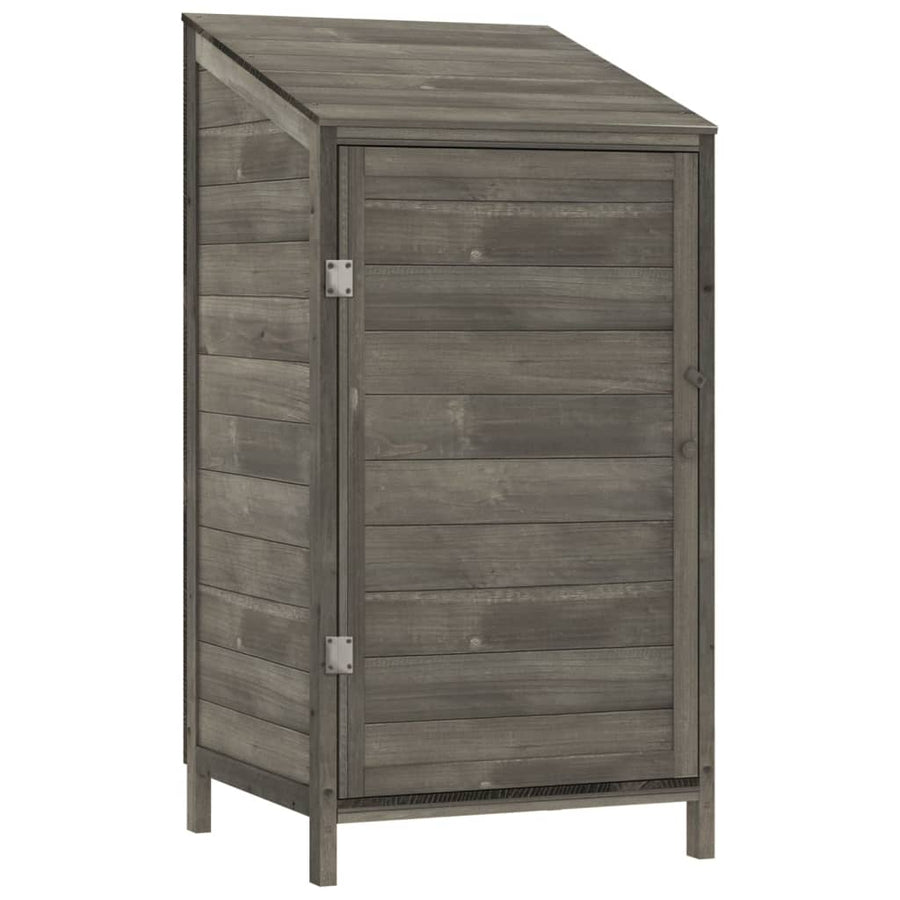Tuinschuur Massief Vurenhout Kleurig 55 x 52 x 112 cm Antraciet