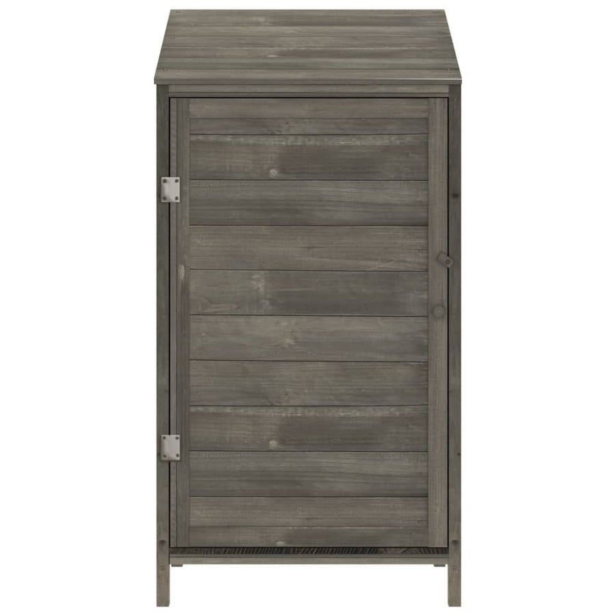 Tuinschuur Massief Vurenhout Kleurig 55 x 52 x 112 cm Antraciet