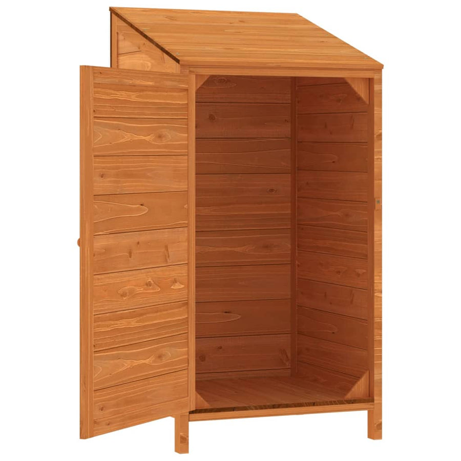 Tuinschuur Massief Vurenhout 55 x 52 x 112 cm Bruin
