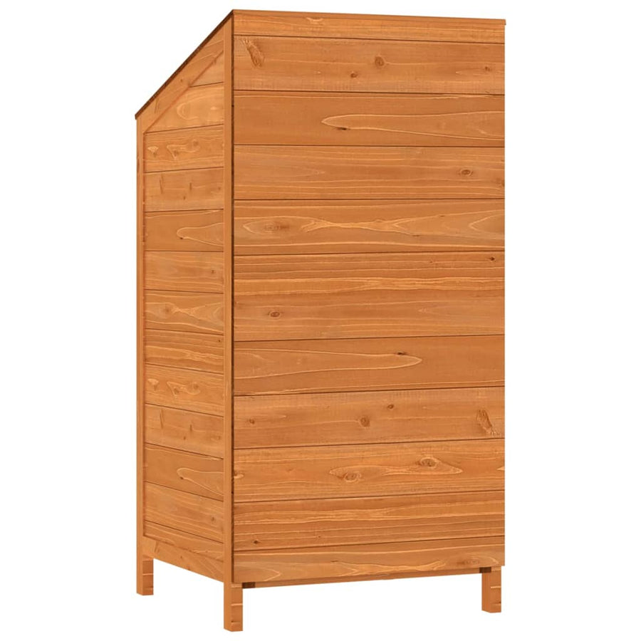 Tuinschuur Massief Vurenhout 55 x 52 x 112 cm Bruin