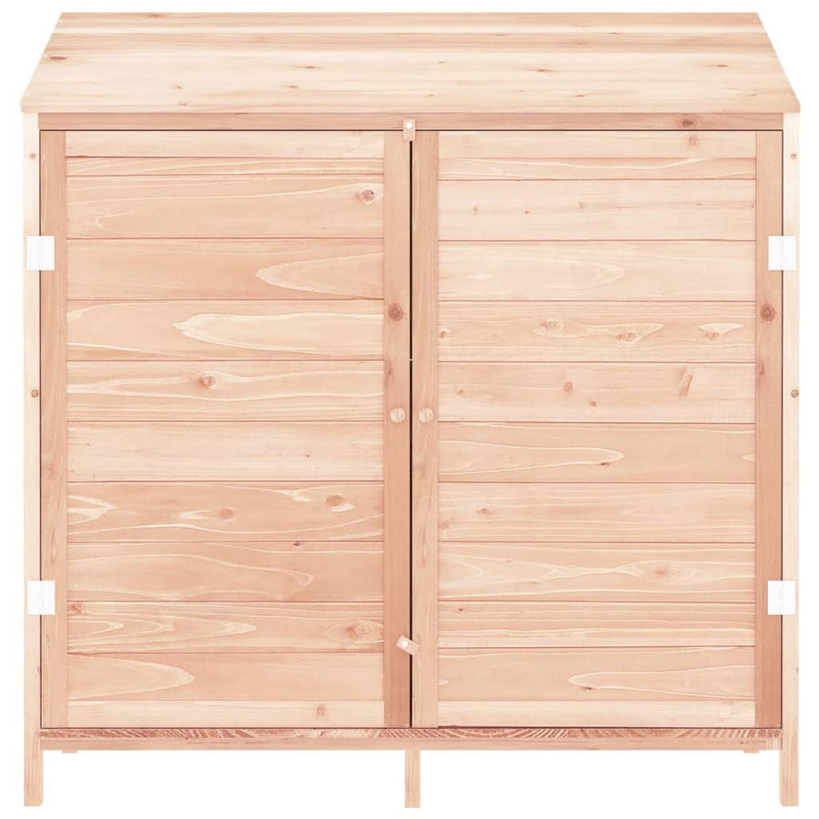 Tuinschuur Massief Vurenhout 102 x 52 x 112 cm Naturel