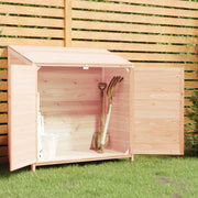 Tuinschuur 102x52x112 cm massief vurenhout wandmontage