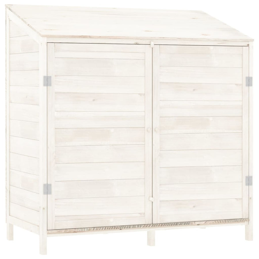 Tuinschuur Massief Vurenhout 102 x 52 x 112 cm Wit