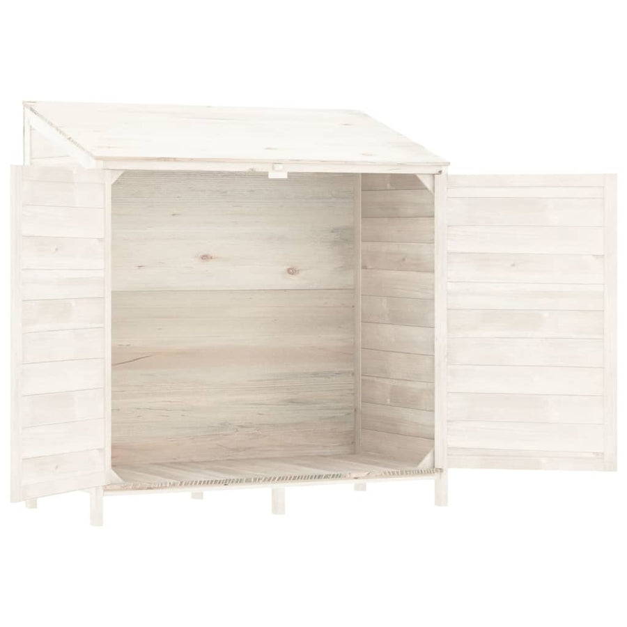 Tuinschuur Massief Vurenhout 102 x 52 x 112 cm Wit