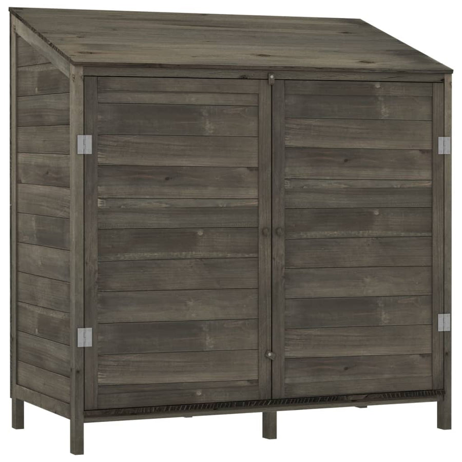 Tuinschuur Massief Vurenhout Kleurig 102 x 52 x 112 cm Antraciet