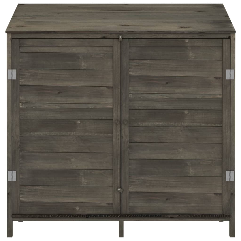 Tuinschuur Massief Vurenhout Kleurig 102 x 52 x 112 cm Antraciet
